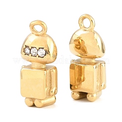 304 Stainless Steel Rhinestone Pendants&nbsp;RB-CBA02E8-04G