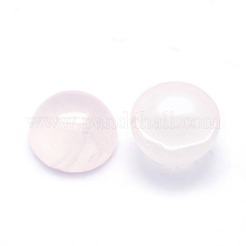 Natural Rose Quartz Cabochons&nbsp;X-G-P393-R20-6mm