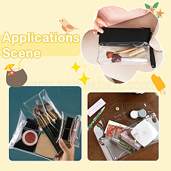 2Pcs Portable Transparent PVC Makeup Brush Bag&nbsp;MRMJ-SP0001-12B