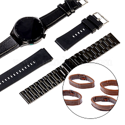 20Pcs Leather Watch Strap Bezel&nbsp;AJEW-FH0005-08B