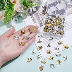 100Pcs 2 Colors Graduation Season Tibetan Style Zinc Alloy Pendants&nbsp;FIND-SP0005-23