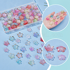 200Pcs 2 Styles Acrylic Bead Caps&nbsp;OACR-AR0001-38