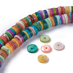 Natural Freshwater Shell Beads Strands&nbsp;X-BSHE-I016-04F