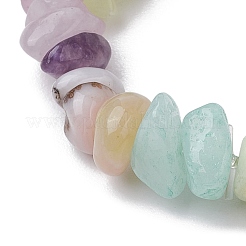 Natural Gemstone Chip Stretch Bracelets for Women&nbsp;BJEW-JB11019-02