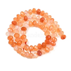 Natural Red Agate Beads Strands&nbsp;G-C259-A37-5x8mm