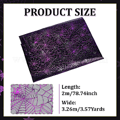 Halloween Theme Polyester Mesh Fabric&nbsp;DIY-WH0661-37B