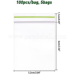 500PCS Plastic Resealable Packaging Bags&nbsp;OPP-OC0001-02