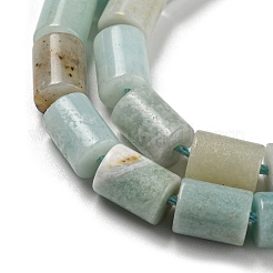 Natural Flower Amazonite Beads Strands&nbsp;G-Q1008-A10