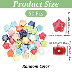 50Pcs Handmade Porcelain Bead&nbsp;PORC-PA0001-32