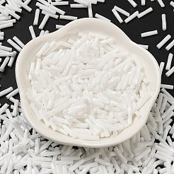 Baking Paint Glass Twist Bugle Beads&nbsp;SEED-C004-02P
