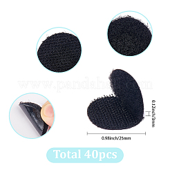 40Pcs Self-adhesive Nylon with Polyester Hook and Loop Tapes&nbsp;AJEW-SP0003-24B