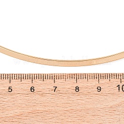 3MM 201 Stainless Steel Wire Choker Necklace&nbsp;NJEW-Z098-04G