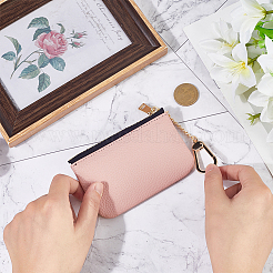 1Pc PU Leather Zipper Wallets&nbsp;ABAG-CL0001-17C