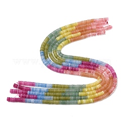 Cherry Quartz Glass & Dyed Natural White Jade & Green Aventurine Beads Strands&nbsp;X-G-H333-02C