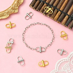 10Pcs 2 Colors Alloy Adjuster Buckles&nbsp;FIND-CJ0004-08