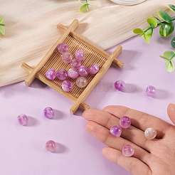 20Pcs 2 Colors Resin UV Reactive Beads&nbsp;RESI-TA0005-68