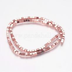 Grade AA Non-Magnetic Synthetic Hematite Bead Strands&nbsp;G-G652-22RG