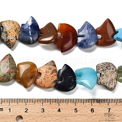 Natural & Synthetic Mixed Gemstone Beads Strands&nbsp;G-Z088-03