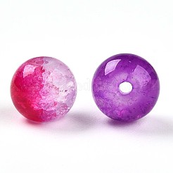 Baking Paint Imiation Jade Glass Beads&nbsp;X1-DGLA-S115-8mm-MY