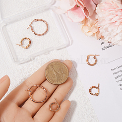 3 Styles 201 Stainless Steel Hoop Earrings&nbsp;EJEW-SP0001-04