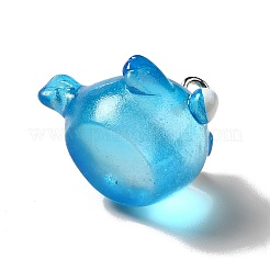 Marine Series Transparent Resin Pendants&nbsp;RESI-E031-02P-11