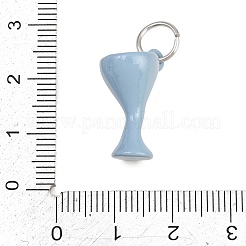 304 Stainless Steel Enamel Pendants&nbsp;STAS-L312-04P-06