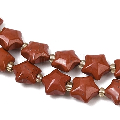Natural Red Jasper Beads Strands&nbsp;G-Z080-A18-10mm