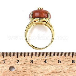Brass Micro Pave Cubic Zirconia(Random Color) Cuff Open Rings&nbsp;RJEW-D347-02G