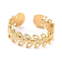 Ion Plating(IP) 304 Stainless Steel Finger Rings&nbsp;X-RJEW-L102-32G