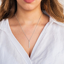 304 Stainless Steel Pendant Necklaces&nbsp;NJEW-FH0001-14A