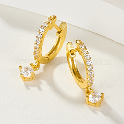 Elegant S925 Silver Earrings with Zirconia&nbsp;PJ3202