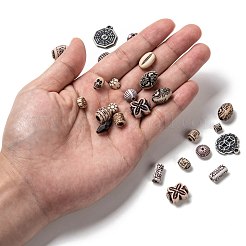 Mixed Antique Style Acrylic Beads&nbsp;MACR-R546-01