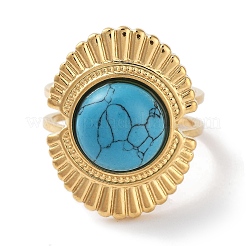 Ion Plating(IP) 304 Stainless Steel Ring&nbsp;RJEW-B059-07G-03