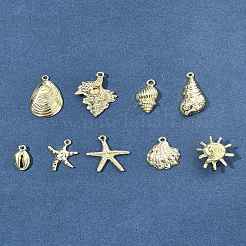 9Pcs 9 Styles Ocean Series Alloy Pendants&nbsp;FIND-FS0003-31