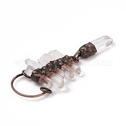 Natural Quartz Crystal Pendants&nbsp;G-D483-03AB