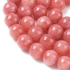 Dyed Natural Malaysia Jade Beads Strands&nbsp;G-G021-02C-22