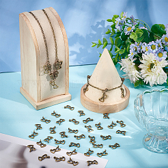 100Pcs Tibetan Style Alloy Pendants&nbsp;TIBEP-PH0001-68
