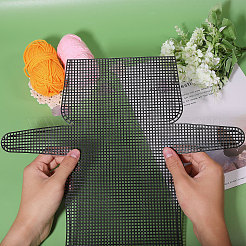 Plastic Mesh Canvas Sheets&nbsp;DIY-WH0581-51