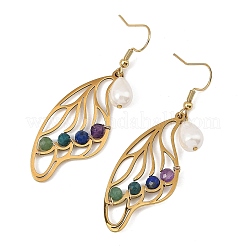 201 Stainless Steel Dangle Earrings for Women&nbsp;EJEW-JE07501-01