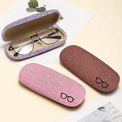 1Pc Oval Polyester Eyeglass Cases&nbsp;AJEW-CN0007-32D