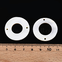 Natural Freshwater Shell Connector Charms&nbsp;SHEL-T020-20