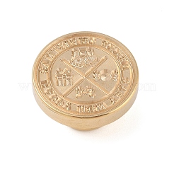 Christmas Series Wax Seal Brass Stamp Head&nbsp;AJEW-Z031-04G-25