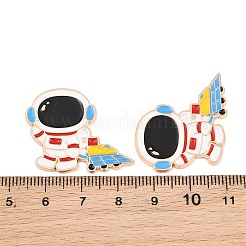Space Astronauts Alloy Enamel Cabochons&nbsp;AL-CBA1A6F-07KCG-A