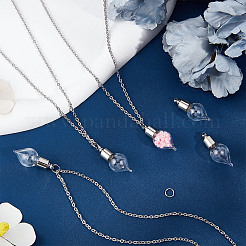 DIY Perfume Bottle Necklace Making Kit&nbsp;DIY-SC0020-71
