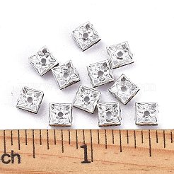 Brass Rhinestone Spacer Beads&nbsp;RSB072-06S
