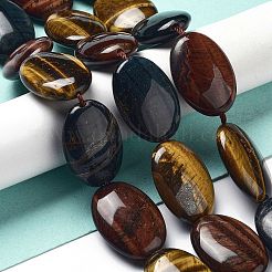 Natural Tiger Eye Beads Strands&nbsp;G-P528-D04-01