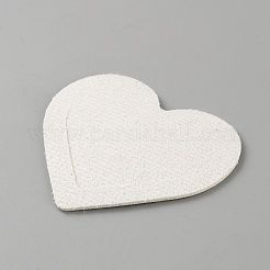 PU Imitation Leather Heart Corner Protectors&nbsp;AJEW-TAC0045-003A