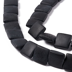 Transparent Frosted Glass Beads Strands&nbsp;FGLA-S001-01F