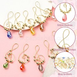 20Pcs 10 Colors Copper Wire Pendants&nbsp;PALLOY-CJ00142