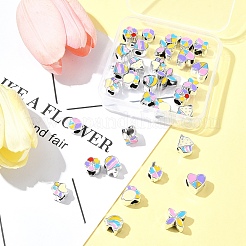 33Pcs 11 Styles CCB Plastic Large Hole Beads&nbsp;DIY-FS0006-72